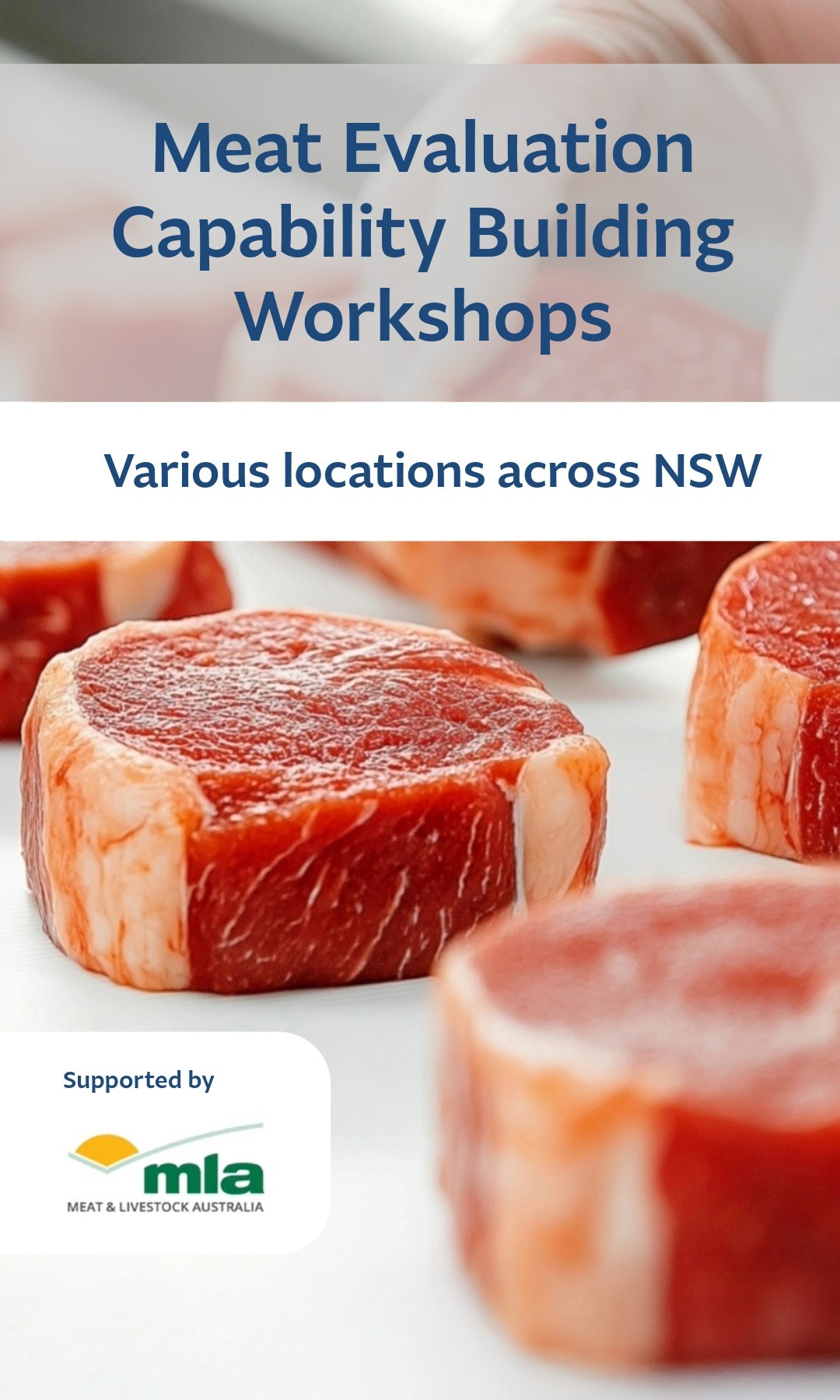 Meat Evaluation Capability Building Workshops